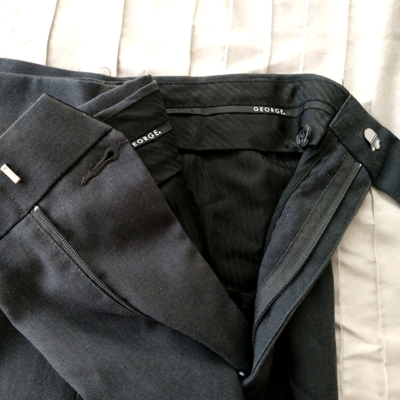 George Other - 😀 GEORGE SLACKS DRESS MEN'S SIZE (36 x 34) PreOwned Color: Graphite